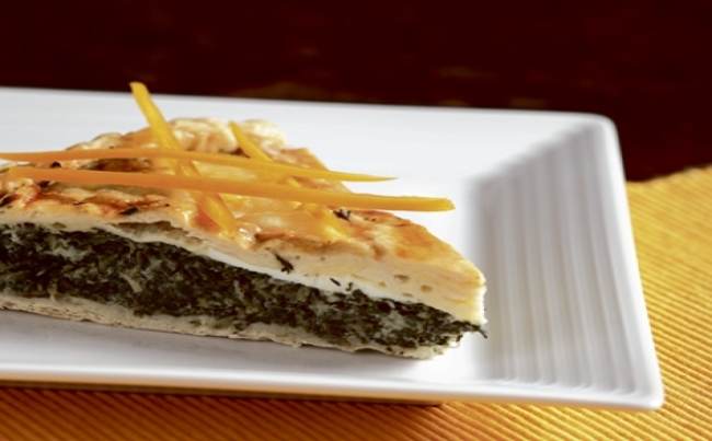 Pastel integral de acelga